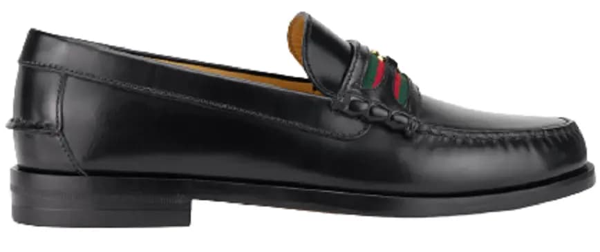 Giày Gucci Webbing Leather Loafers 644724 17X101060 6 Giày Gucci Webbing Leather Loafers 644724 17X101060 6