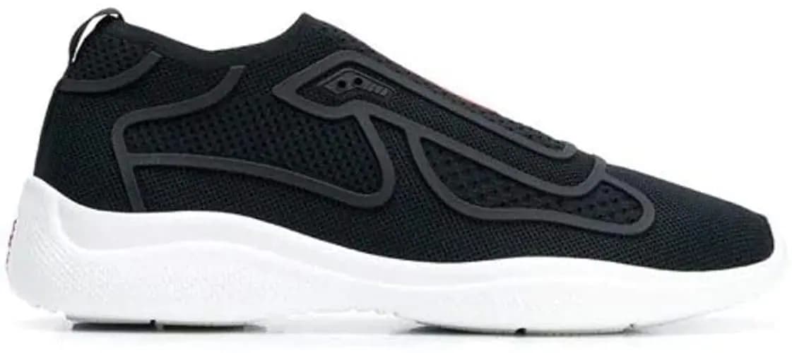 Giày Prada America's Cup Sneakers Black 4E3392_3KPL_F0967 Giày Prada America's Cup Sneakers Black 4E3392_3KPL_F0967