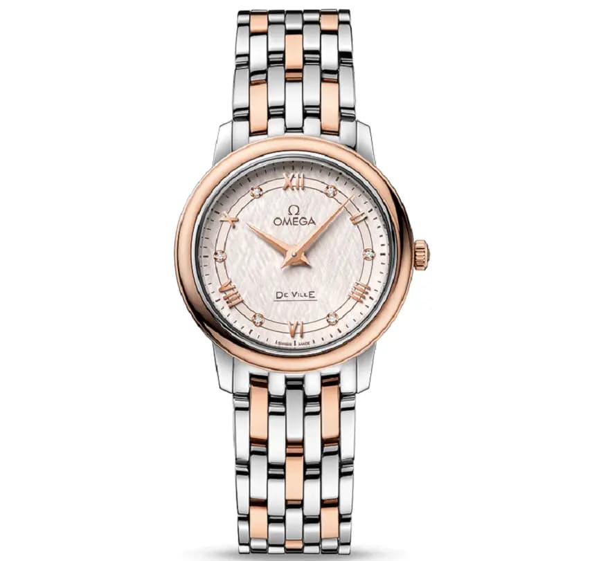 Đồng Hồ Omega De Ville 'Diamond Silver' 424-20-27-60-52-003 Đồng Hồ Omega De Ville 'Diamond Silver' 424-20-27-60-52-003