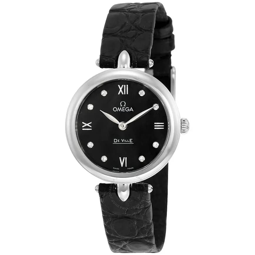 Đồng Hồ Omega De Ville Prestige Black Dial Ladies 'Black' 424-13-27-60-51-001 Đồng Hồ Omega De Ville Prestige Black Dial Ladies 'Black' 424-13-27-60-51-001