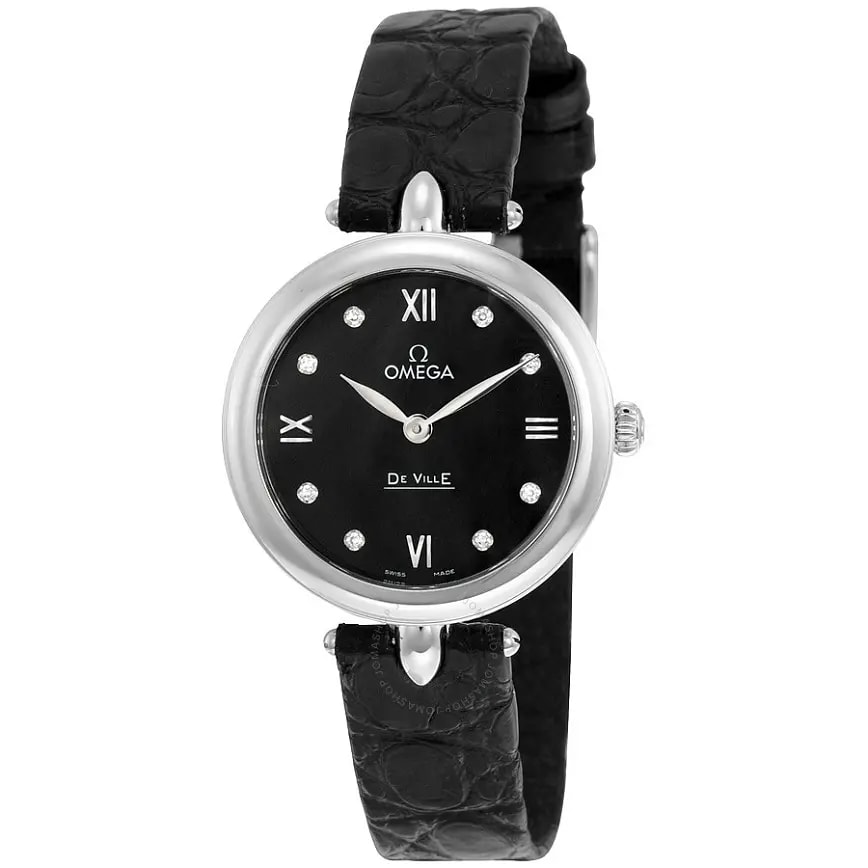 Đồng Hồ Omega De Ville Prestige Black Dial Ladies 'Black' 424-13-27-60-51-001 Đồng Hồ Omega De Ville Prestige Black Dial Ladies 'Black' 424-13-27-60-51-001