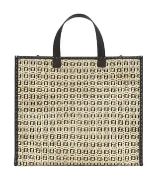 Túi Fendi Handbag In Natural Staw FF 7VA390AF2ZF013C Túi Fendi Handbag In Natural Staw FF 7VA390AF2ZF013C