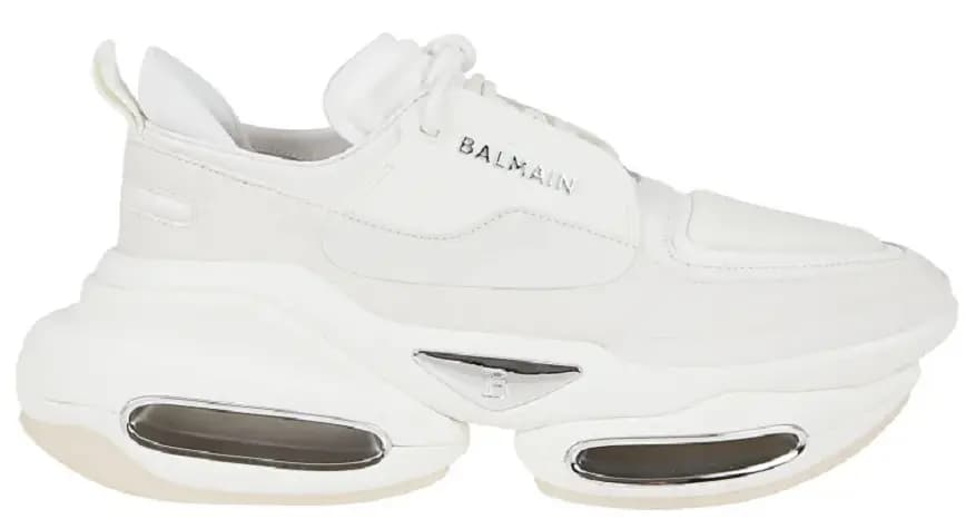 Giày Balmain Neoprene Suede B-bold 'White' YM1VI277TRPN0FA Giày Balmain Neoprene Suede B-bold 'White' YM1VI277TRPN0FA
