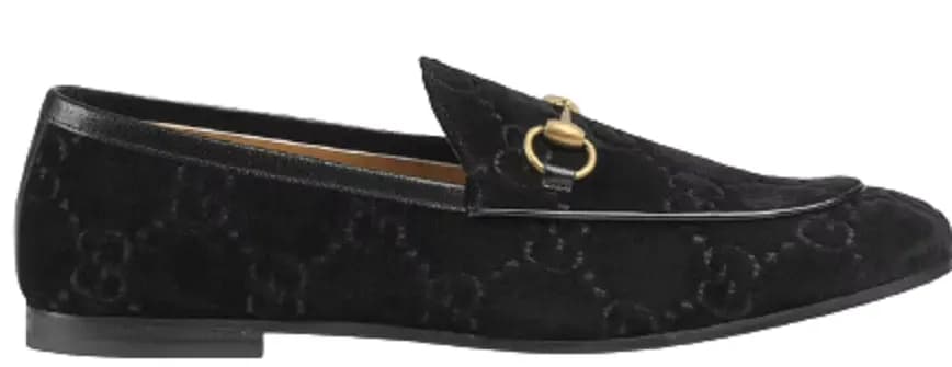 Giày Gucci Jordan GG Velvet Loafer 430088-9JT80-1000 Giày Gucci Jordan GG Velvet Loafer 430088-9JT80-1000