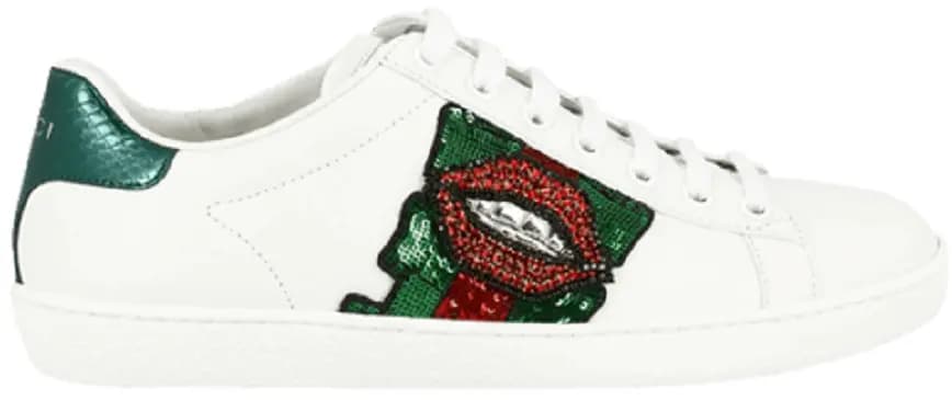 Giày Gucci Wmns Ace Low 'Lips Sequin White' 431919-A38I0-9068 Giày Gucci Wmns Ace Low 'Lips Sequin White' 431919-A38I0-9068