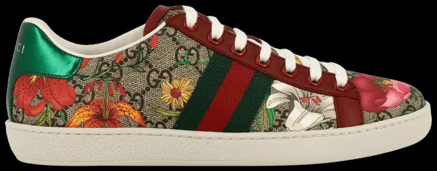 Giày Gucci Wmns Ace GG Supreme Low 'Flora Print Red' 433900-HT520-8490 Giày Gucci Wmns Ace GG Supreme Low 'Flora Print Red' 433900-HT520-8490