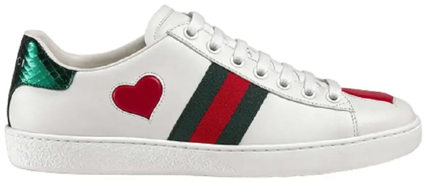 Giày Gucci Wmns Ace Low 'Heart' 435638 A38M0 9074 Giày Gucci Wmns Ace Low 'Heart' 435638 A38M0 9074