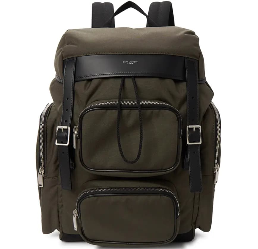 Balo Saint Laurent City 'Khaki' 437110-FABO1-2986 Balo Saint Laurent City 'Khaki' 437110-FABO1-2986