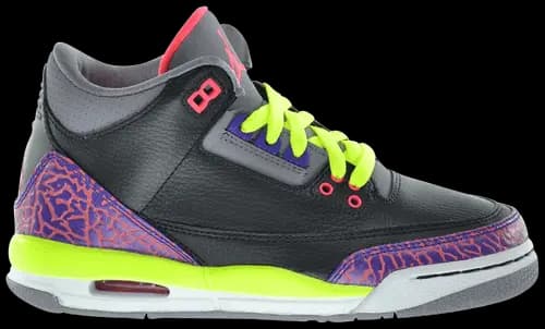 Giày Nike Air Jordan 3 Retro GS 'Black Atomic Red' 441140-039 Giày Nike Air Jordan 3 Retro GS 'Black Atomic Red' 441140-039