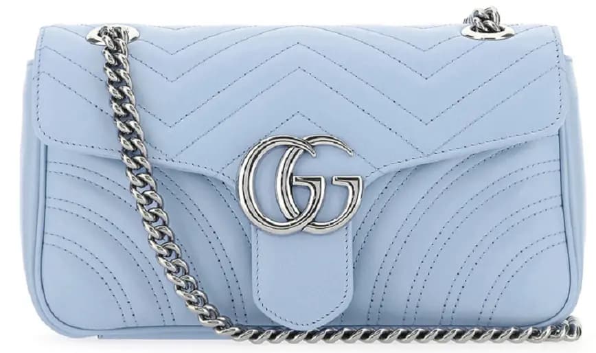 Túi Gucci GG Marmont Small Shoulder Bag Pastel Blue 443497-DTDIY-4928 Túi Gucci GG Marmont Small Shoulder Bag Pastel Blue 443497-DTDIY-4928