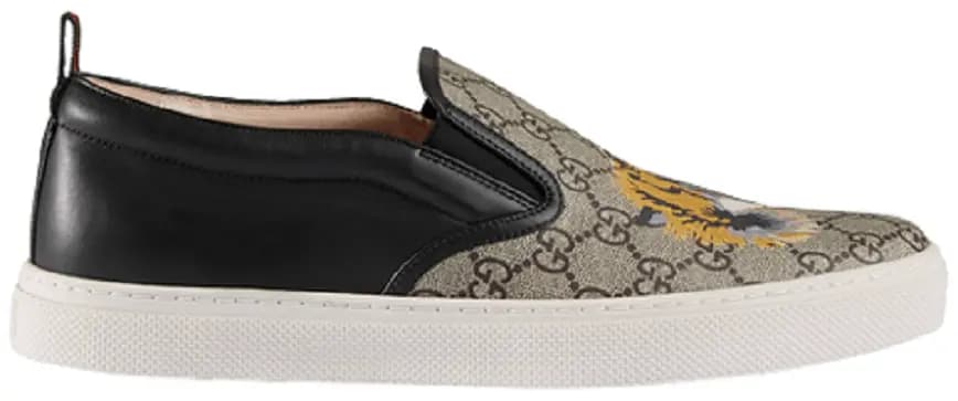 Giày Gucci GG Supreme Slip-On 'Tiger' 456202-K5Z30-8979 Giày Gucci GG Supreme Slip-On 'Tiger' 456202-K5Z30-8979
