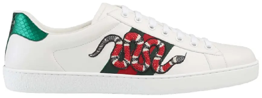 Giày Gucci Ace Embroidered 'Snake' 456230 02JP0 9064 — kich-thuoc: 38.5 Giày Gucci Ace Embroidered 'Snake' 456230 02JP0 9064 — kich-thuoc: 38.5