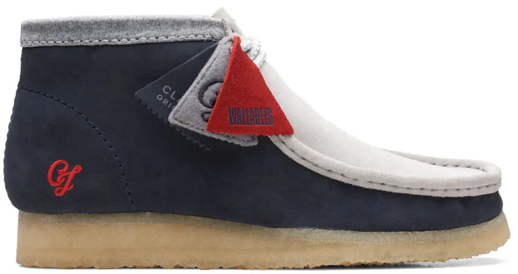 Giày Clarks Wallabee Boot VCY 'Navy' 261-65077 Giày Clarks Wallabee Boot VCY 'Navy' 261-65077