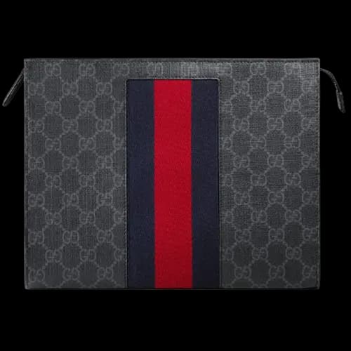 Túi Gucci GG Black Pouch GG Supreme 475316 KHN4C 1095 Túi Gucci GG Black Pouch GG Supreme 475316 KHN4C 1095