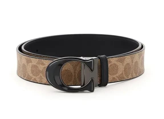 Thắt Lưng Coach 20FW Men's Leather Belt 76428 KHBK Thắt Lưng Coach 20FW Men's Leather Belt 76428 KHBK