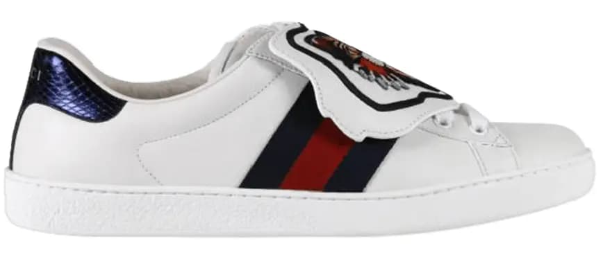 Giày Gucci Ace Low 'Tiger Patch' 478190-DOP80-9182 Giày Gucci Ace Low 'Tiger Patch' 478190-DOP80-9182
