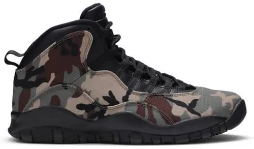 Giày Nike Air Jordan 10 Retro 'Woodland Camo' 310805-201 Giày Nike Air Jordan 10 Retro 'Woodland Camo' 310805-201