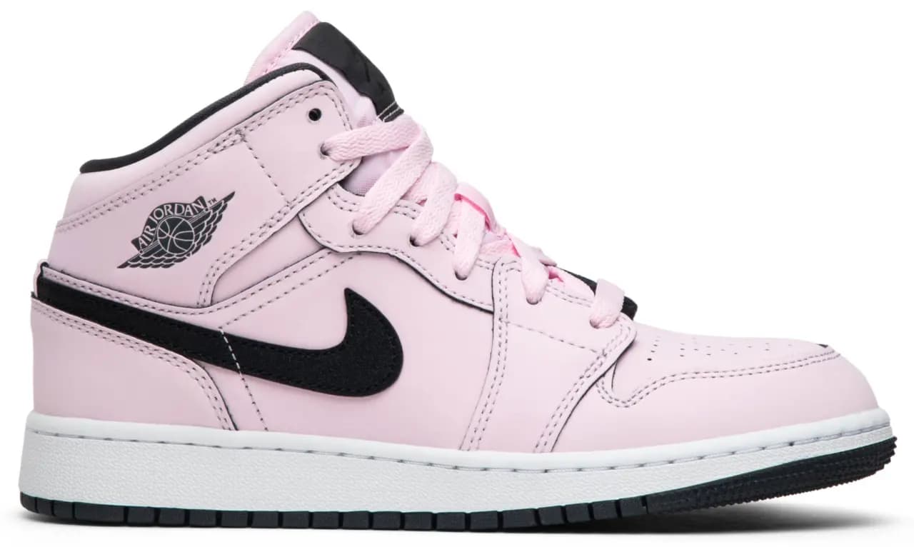 Giày Nike Air Jordan 1 Mid GS 'Pink Foam' 555112-601 Giày Nike Air Jordan 1 Mid GS 'Pink Foam' 555112-601