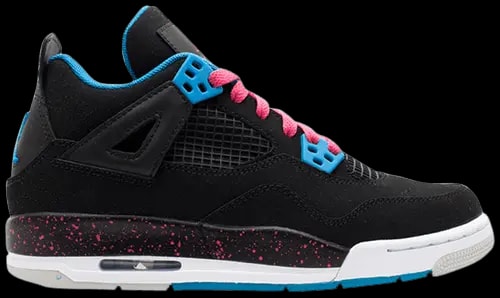 Giày Nike Air Jordan 4 Retro GS 'Black Vivid Pink' 487724-019 — kich-thuoc: lien-he-order Giày Nike Air Jordan 4 Retro GS 'Black Vivid Pink' 487724-019 — kich-thuoc: lien-he-order