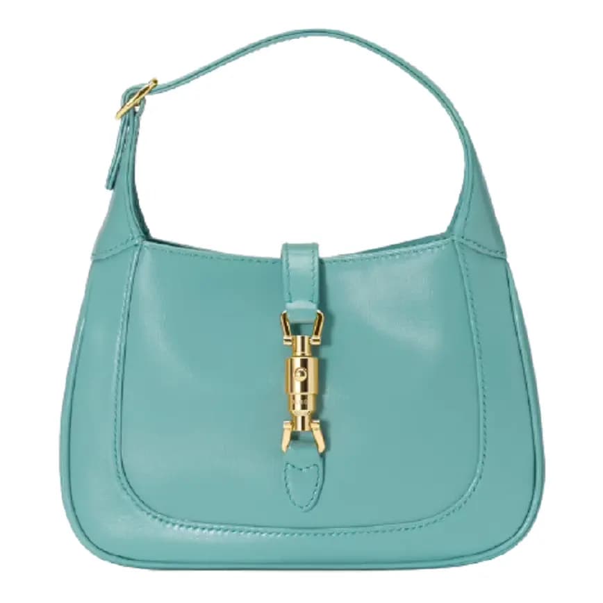 Túi Gucci Jackie 1961 Mini Shoulder Light Blue Leather 637091-10O0G-4933 Túi Gucci Jackie 1961 Mini Shoulder Light Blue Leather 637091-10O0G-4933