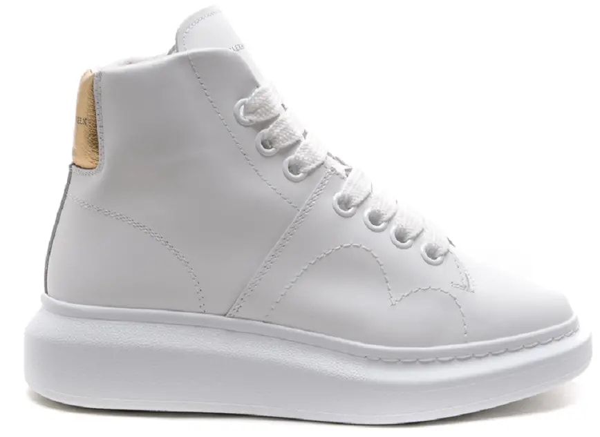 Giày Alexander McQueen Oversized Sneaker High 493584 WHFBU 9075 — kich-thuoc: 36.5 Giày Alexander McQueen Oversized Sneaker High 493584 WHFBU 9075 — kich-thuoc: 36.5