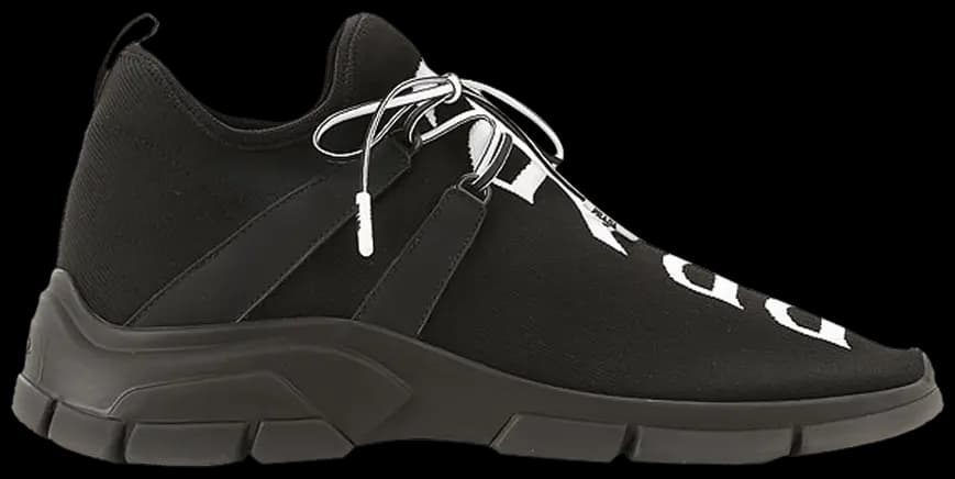 Giày Prada Knit Fabric Sneakers 'Black' 4E3492_3V98_F0IAU Giày Prada Knit Fabric Sneakers 'Black' 4E3492_3V98_F0IAU