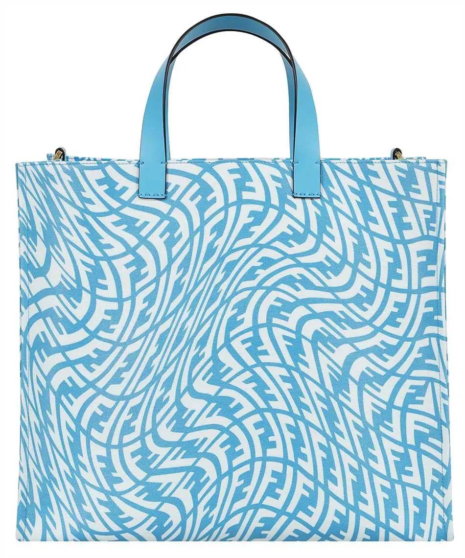 Túi Fendi Shopper Glazed Canvas Bag 'Blue' 8BH357-AFP4-F1EED Túi Fendi Shopper Glazed Canvas Bag 'Blue' 8BH357-AFP4-F1EED