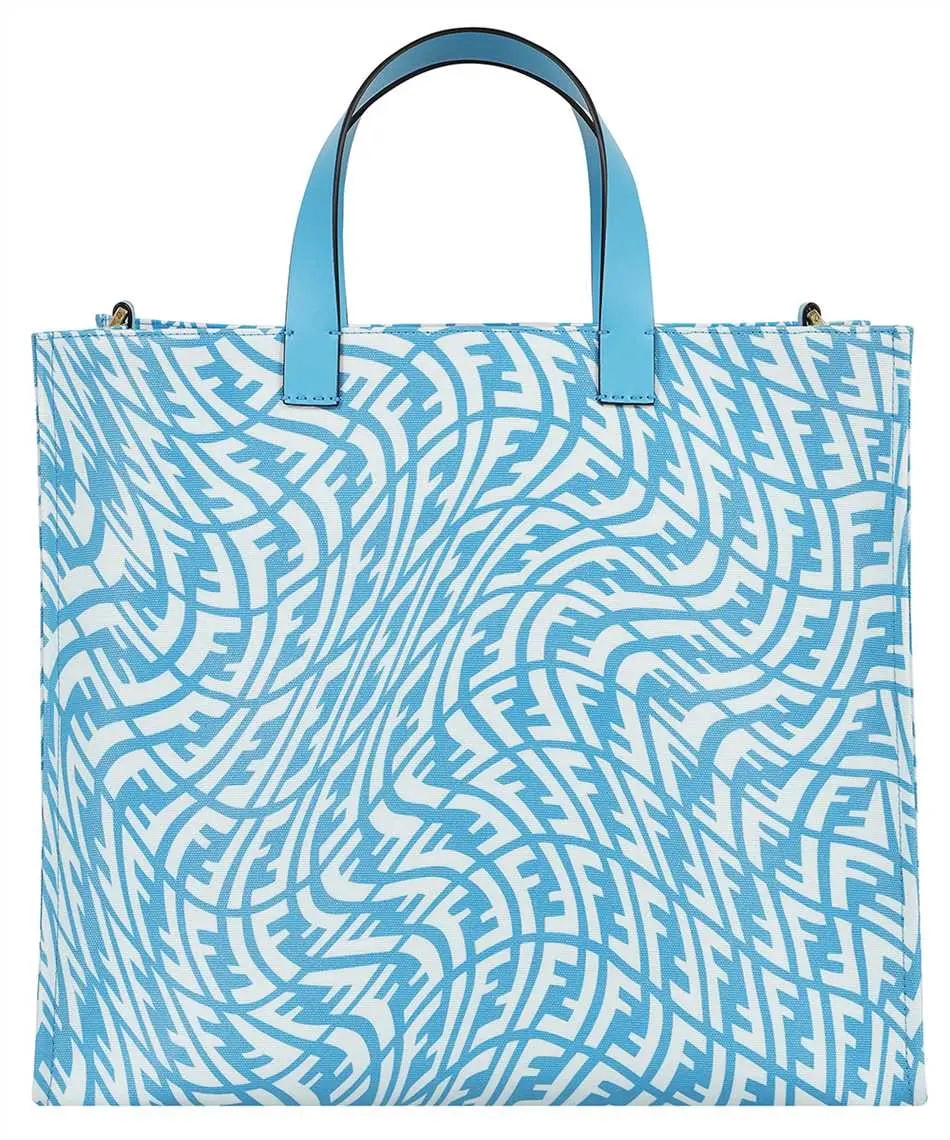Túi Fendi Shopper Glazed Canvas Bag 'Blue' 8BH357-AFP4-F1EED Túi Fendi Shopper Glazed Canvas Bag 'Blue' 8BH357-AFP4-F1EED