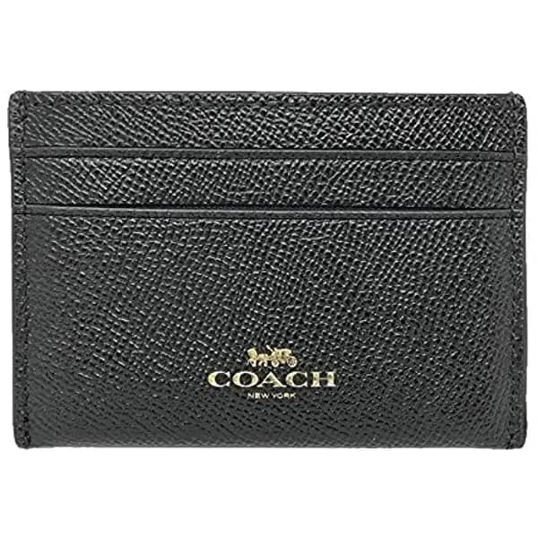 VÍ Coach Card Case Black H5PS277Z6Y VÍ Coach Card Case Black H5PS277Z6Y