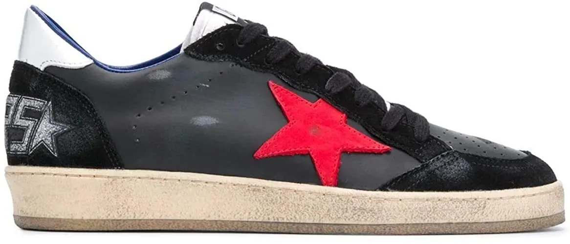 Giày Golden Goose Ball Star Black GMF00117-F000628-90208 — kich-thuoc: 39 Giày Golden Goose Ball Star Black GMF00117-F000628-90208 — kich-thuoc: 39