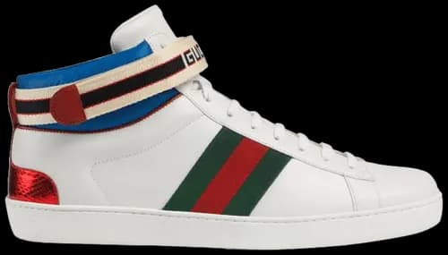 Giày Gucci Stripe Ace High Top 523472-0FIW0-9092 Giày Gucci Stripe Ace High Top 523472-0FIW0-9092