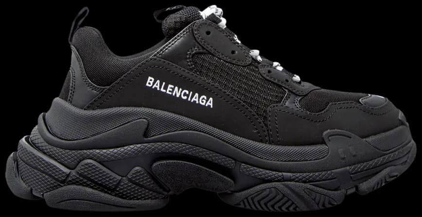 Giày Balenciaga Triple S Sneaker Black 524036 W2CA1 1000 Giày Balenciaga Triple S Sneaker Black 524036 W2CA1 1000