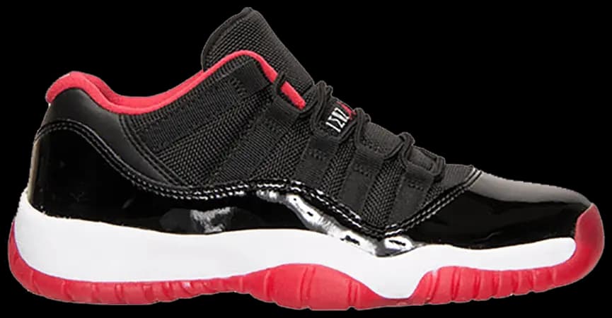 Giày Nike Air Jordan 11 Retro Low BG 'Bred' 528896-012 Giày Nike Air Jordan 11 Retro Low BG 'Bred' 528896-012