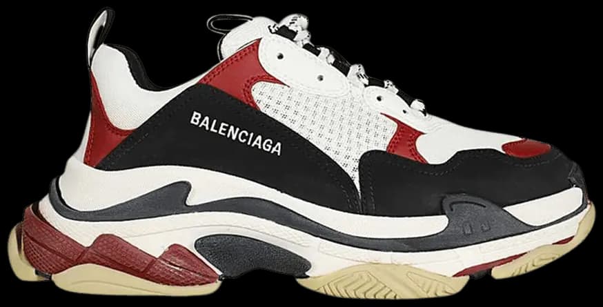 Giày Balenciaga Triple S Sneaker Black Crimson 536737-W09OM-1073 Giày Balenciaga Triple S Sneaker Black Crimson 536737-W09OM-1073