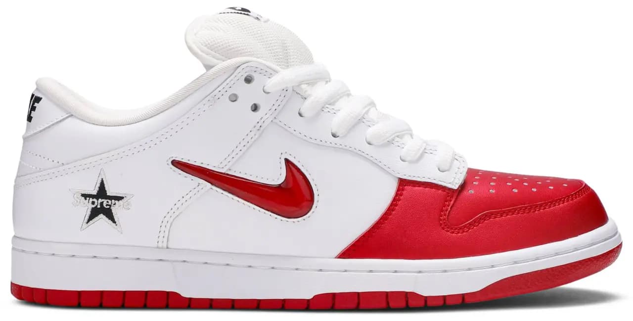 Giày Nike Supreme x Dunk SB Low 'Varsity Red' CK3480-600 Giày Nike Supreme x Dunk SB Low 'Varsity Red' CK3480-600