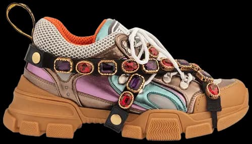 Giày Gucci Wmns Flashtrek Crystals 'Multi-Color Metallic' 537133-DOR60-8266 Giày Gucci Wmns Flashtrek Crystals 'Multi-Color Metallic' 537133-DOR60-8266