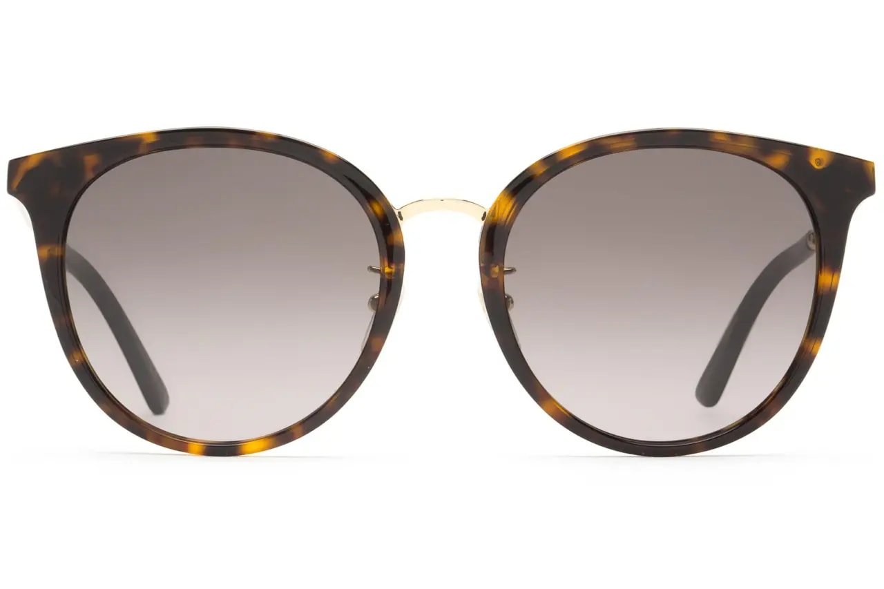 Kính Gucci Brown Shaded Round Ladies GG0204SK-002 Kính Gucci Brown Shaded Round Ladies GG0204SK-002
