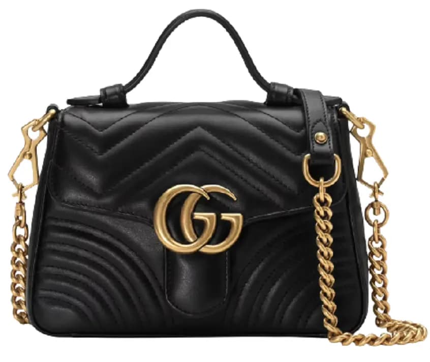 Túi Gucci Marmont Mini Top Handle Bag 547260-DTDIT-1000 Túi Gucci Marmont Mini Top Handle Bag 547260-DTDIT-1000