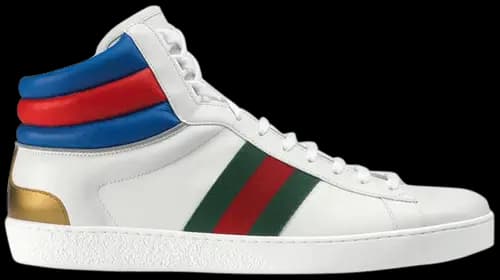 Giày Gucci Ace High Top 'White' 548689-0RDQ0-9060 Giày Gucci Ace High Top 'White' 548689-0RDQ0-9060