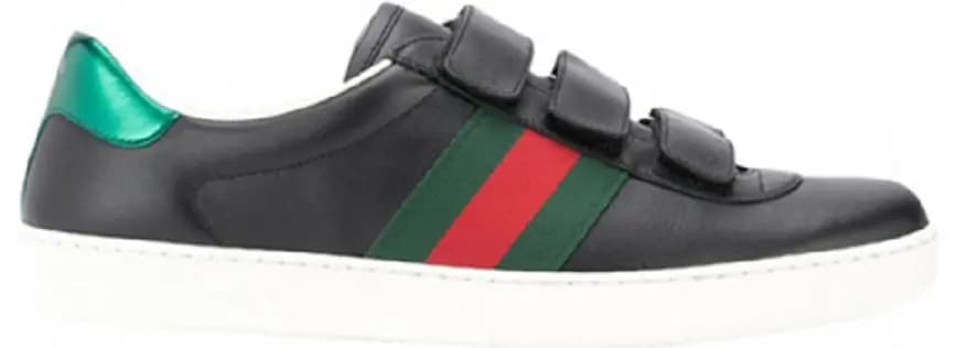 Giày Gucci Men's New Ace Strap 'Black' 548699-DOPE0-1061 Giày Gucci Men's New Ace Strap 'Black' 548699-DOPE0-1061