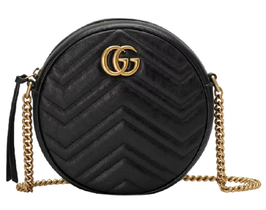 Túi Gucci Marmont Mini Round Shoulder Bag 550154-0OLET-1000 Túi Gucci Marmont Mini Round Shoulder Bag 550154-0OLET-1000