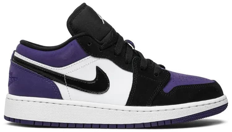 Giày Nike Air Jordan 1 Low Court Purple GS 553560-125 Giày Nike Air Jordan 1 Low Court Purple GS 553560-125