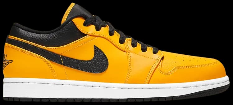 Giày Nike Air Jordan 1 Low 'University Gold Black' 553558-700 Giày Nike Air Jordan 1 Low 'University Gold Black' 553558-700