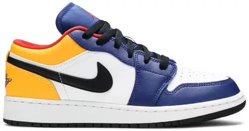 Giày Nike Air Jordan 1 Low GS 'Royal Yellow' 553560-123 Giày Nike Air Jordan 1 Low GS 'Royal Yellow' 553560-123