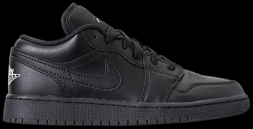 Giày Nike Air Jordan 1 Low GS 'Black' 553560-006 Giày Nike Air Jordan 1 Low GS 'Black' 553560-006