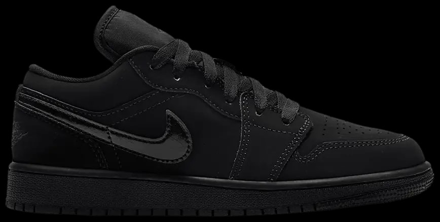 Giày Nike Air Jordan 1 Low GS 'Triple Black' 553560-056 — kich-thuoc: 37.5 Giày Nike Air Jordan 1 Low GS 'Triple Black' 553560-056 — kich-thuoc: 37.5
