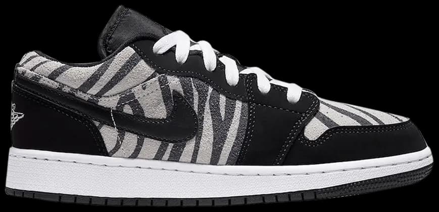 Giày Nike Air Jordan 1 Low GS 'Zebra' 553560-057 Giày Nike Air Jordan 1 Low GS 'Zebra' 553560-057