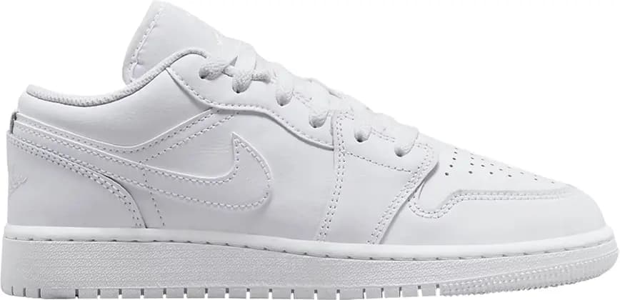 Giày Nike Air Jordan 1 Low GS 2023 'Triple White' 553560-136 Giày Nike Air Jordan 1 Low GS 2023 'Triple White' 553560-136