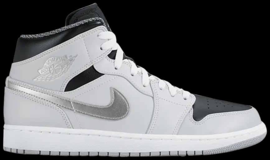 Giày Nike Air Jordan 1 Mid 'Wolf Grey Pure Platinum' 554724-032 — kich-thuoc: 42.5 Giày Nike Air Jordan 1 Mid 'Wolf Grey Pure Platinum' 554724-032 — kich-thuoc: 42.5