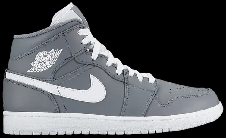Giày Nike Air Jordan 1 Mid 'Cool Grey' 554724-036 Giày Nike Air Jordan 1 Mid 'Cool Grey' 554724-036